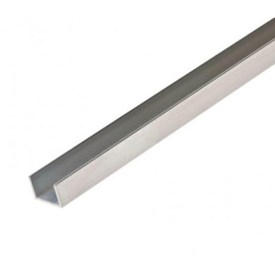 Профиль П-образный алюминиевый 10х15х1, длина 6 м, марка АД31Т1  15.00 1.00